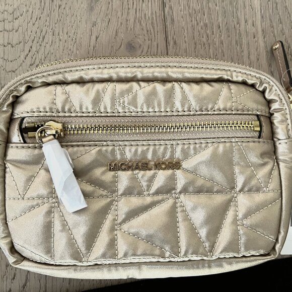 Michael Kors Chapaigne Gold Belt Bag - Picture 1 of 8